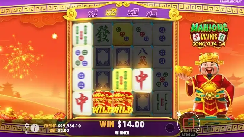 Mahjong Wins Gong Xi Fa Cai slot screenshot 4