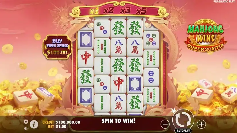 Mahjong Wins Super Scatter slot screenshot 