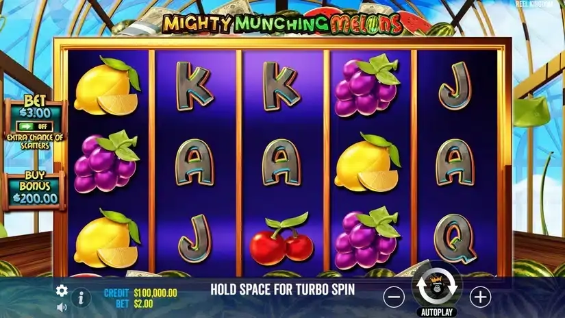 Mighty Munching Melons slot screenshot 