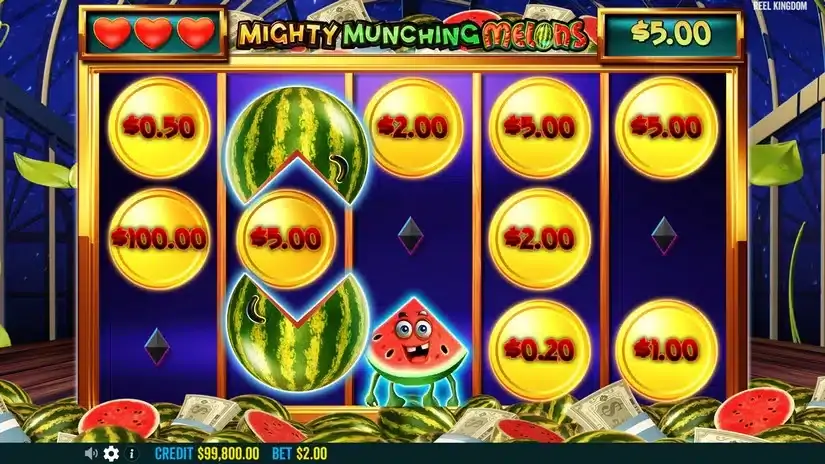 Mighty Munching Melons slot screenshot 
