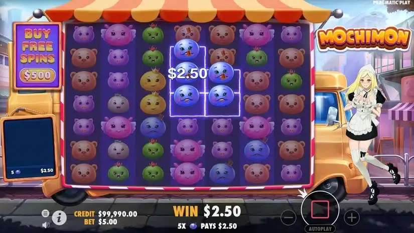 Mochimon slot screenshot 2