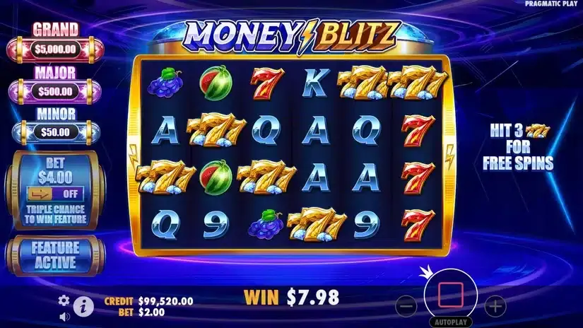 Money Blitz slot screenshot 2