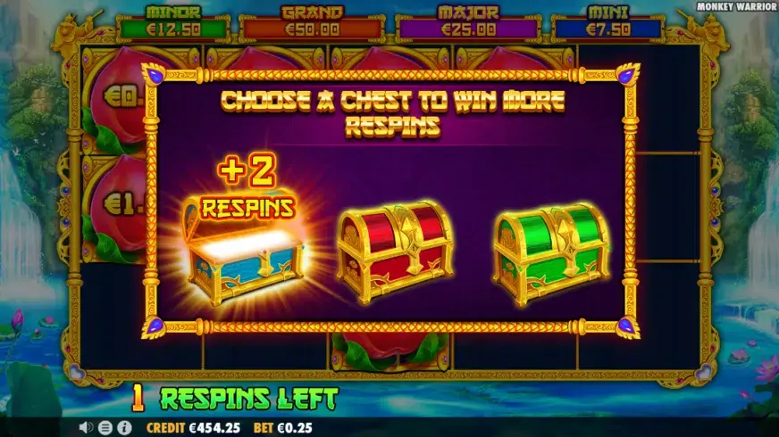 Monkey Warrior slot screenshot 