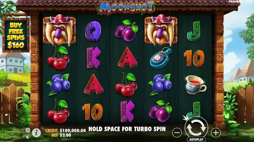 Moonshot slot screenshot 