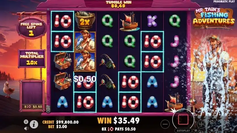 Mr Tain’s Fishing Adventures slot screenshot 5