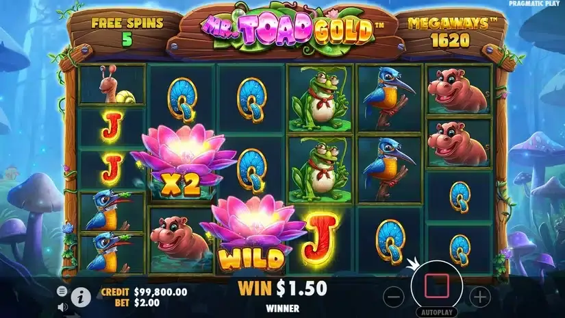 Mr Toad Gold Megaways slot screenshot 3