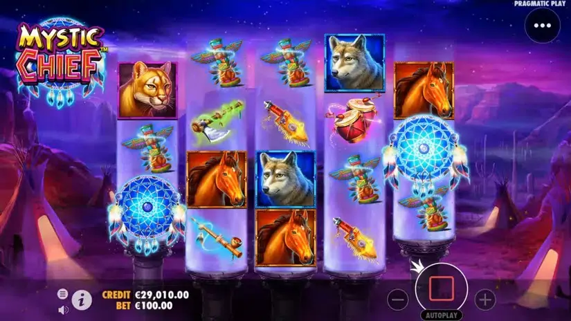 Mystic Chief slot screenshot 3