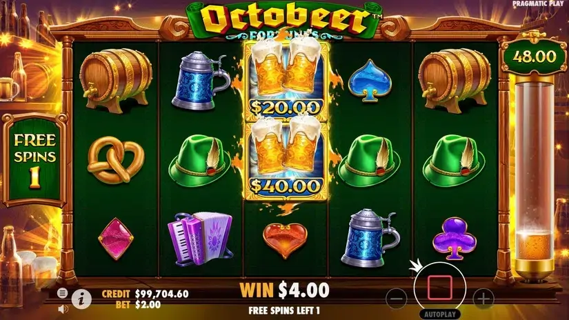 Octobeer Fortunes slot screenshot 6