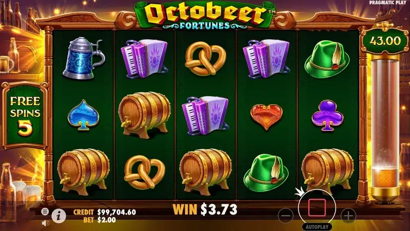 Octobeer Fortunes slot screenshot 5