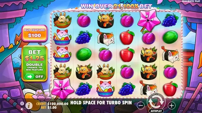 Oishii Bonanza slot screenshot 