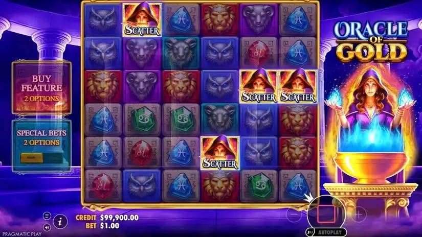 Oracle of Gold slot screenshot 3