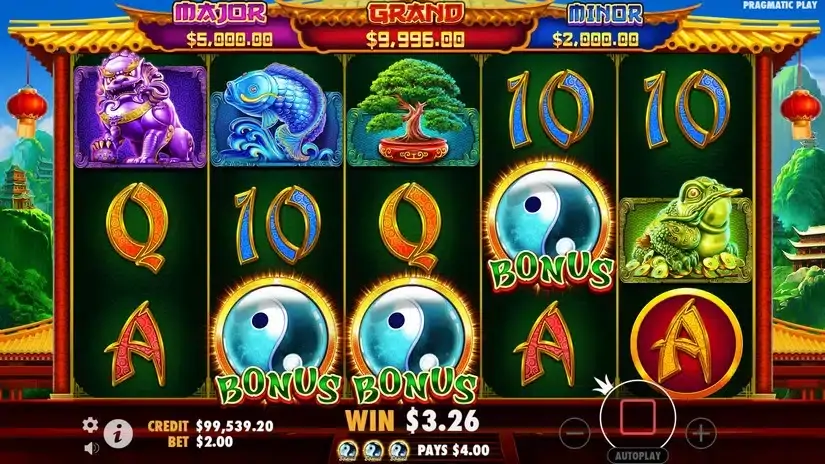 Panda’s Fortune 2 slot screenshot 4