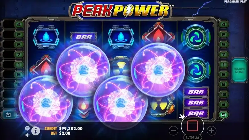 Peak Power slot screenshot 3