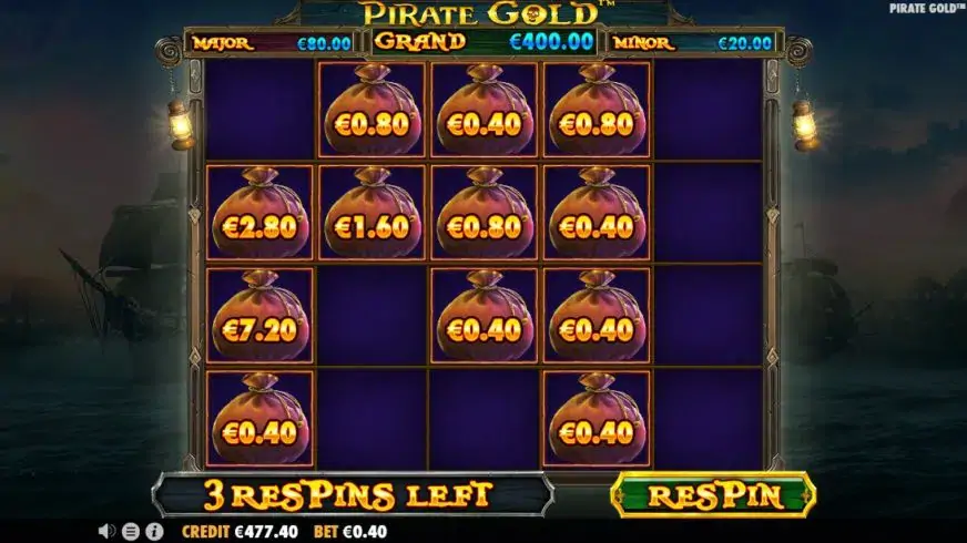 Pirate Gold slot screenshot 3