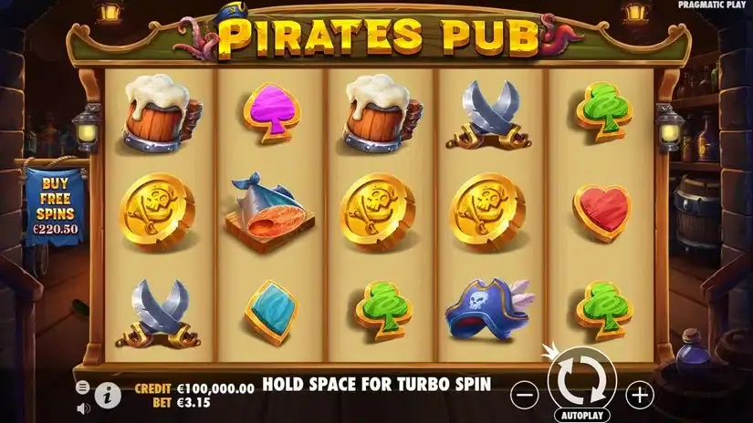 Pirates Pub slot screenshot 