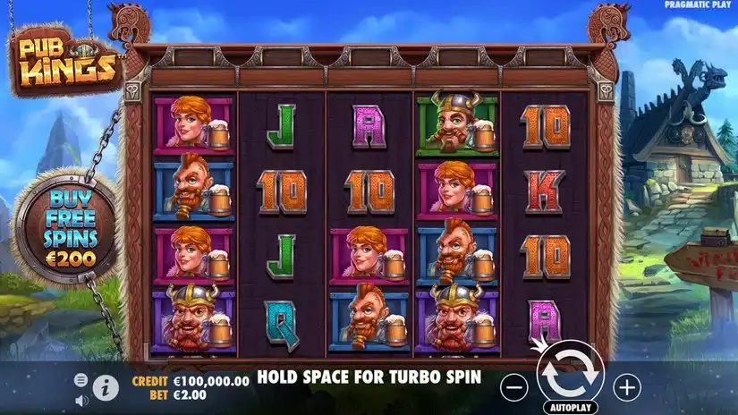 Pub Kings slot screenshot 