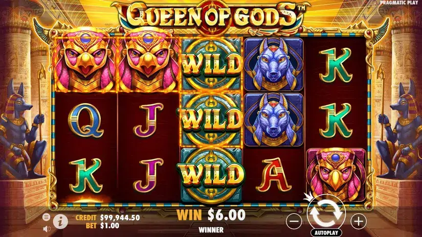 Queen of Gods slot screenshot 4