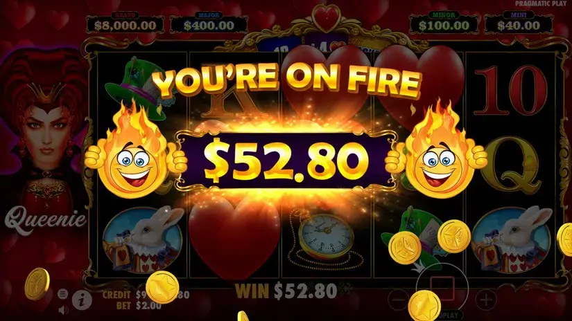 Queenie slot screenshot 