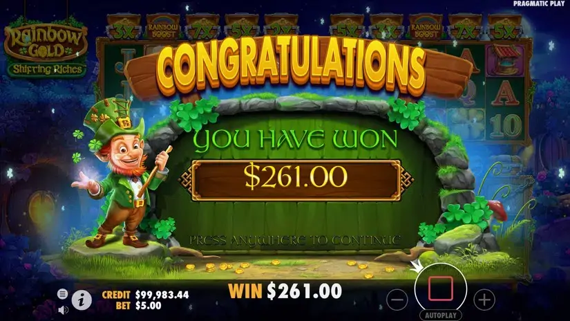 Rainbow Gold slot screenshot 6