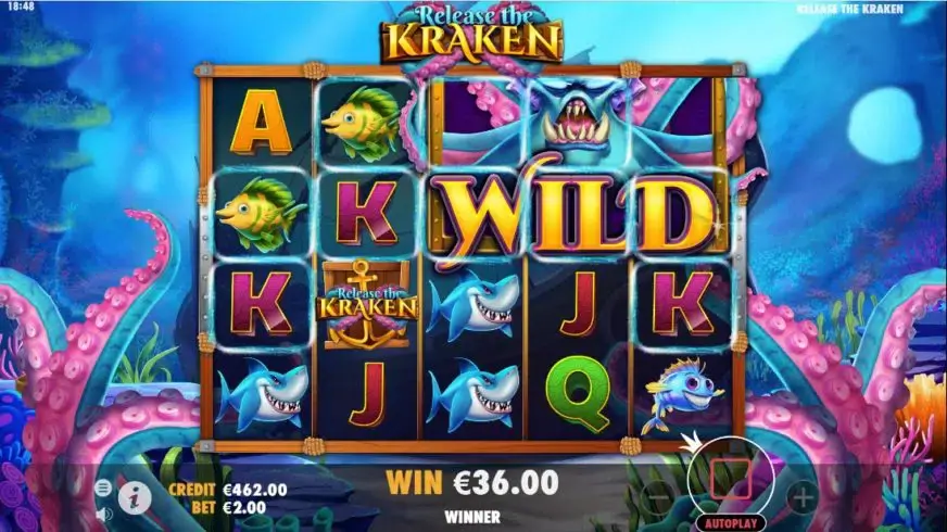 Release the Kraken slot screenshot