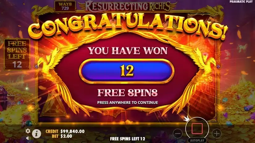 Resurrecting Riches slot screenshot 3