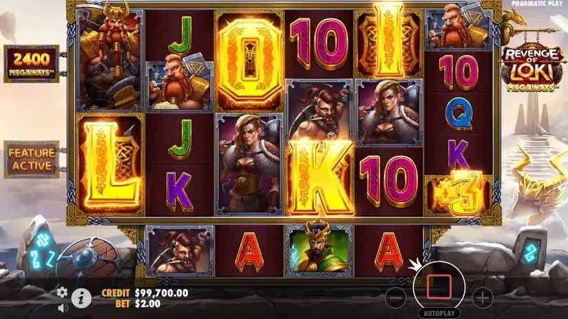 Revenge of Loki Megaways slot screenshot 2