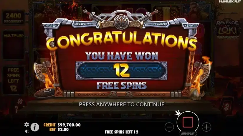 Revenge of Loki Megaways slot screenshot 3