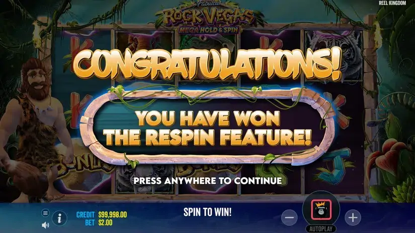 Rock Vegas slot screenshot 2