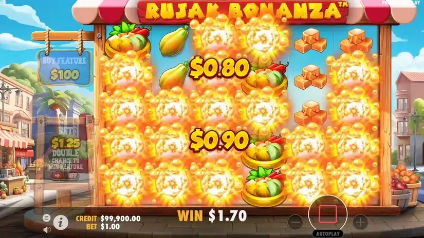 Rujak Bonanza slot screenshot 2