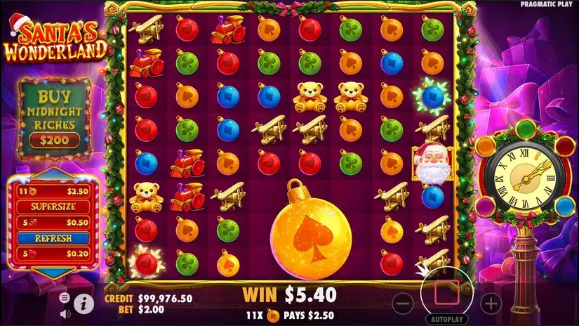 Santa’s Wonderland slot screenshot 5