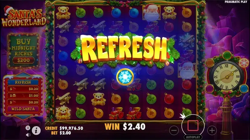 Santa’s Wonderland slot screenshot 3