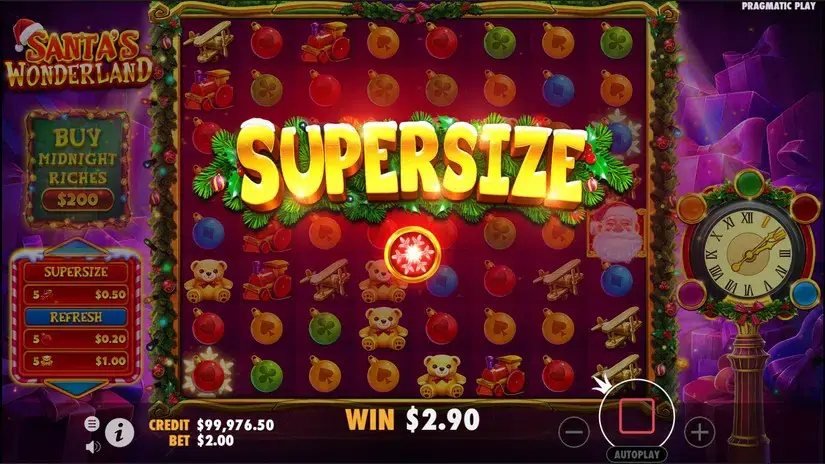 Santa’s Wonderland slot screenshot 4