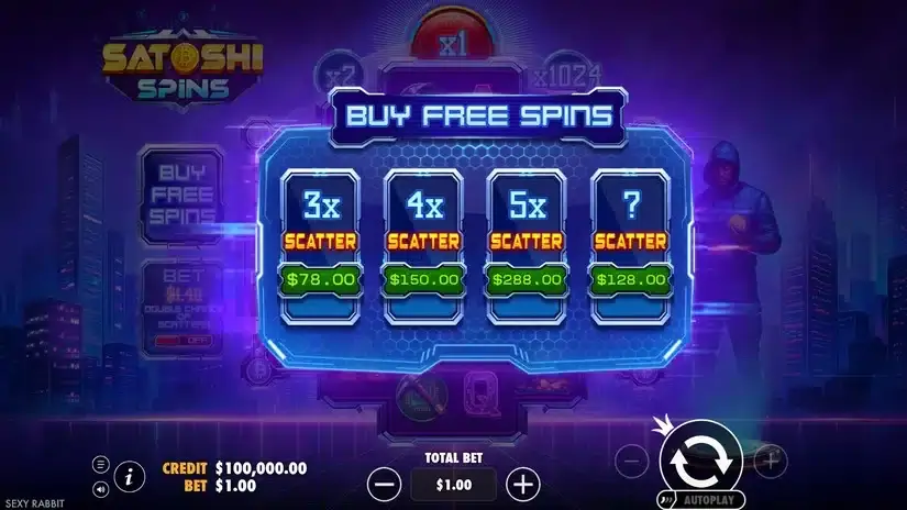 Satoshi Spins slot screenshot 2