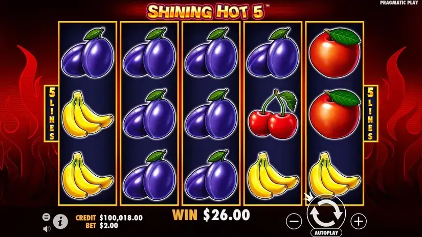Shining Hot 5 slot screenshot 3