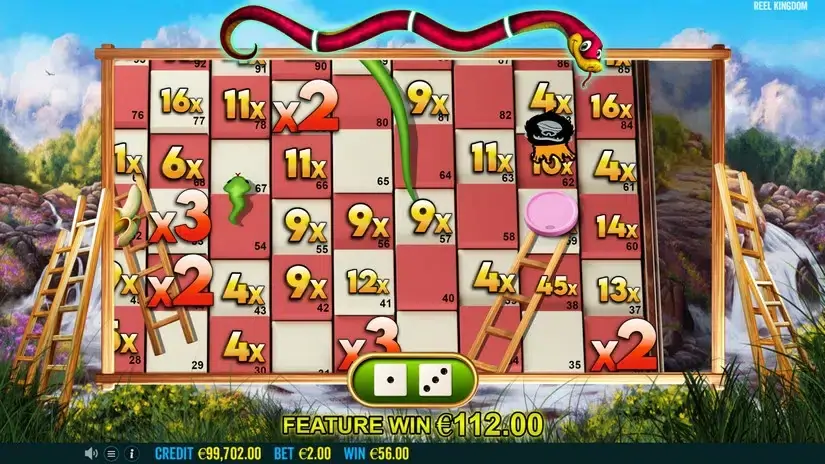 Snakes & Ladders Snake Eyes slot screenshot 9