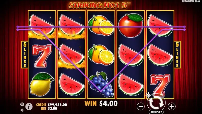 Striking Hot 5 slot screenshot 3