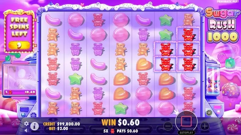Sugar Rush 1000 slot screenshot 4