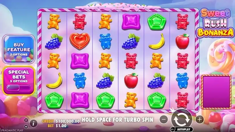 Sweet Rush Bonanza slot screenshot 1