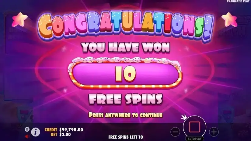Sugar Rush slot screenshot 5