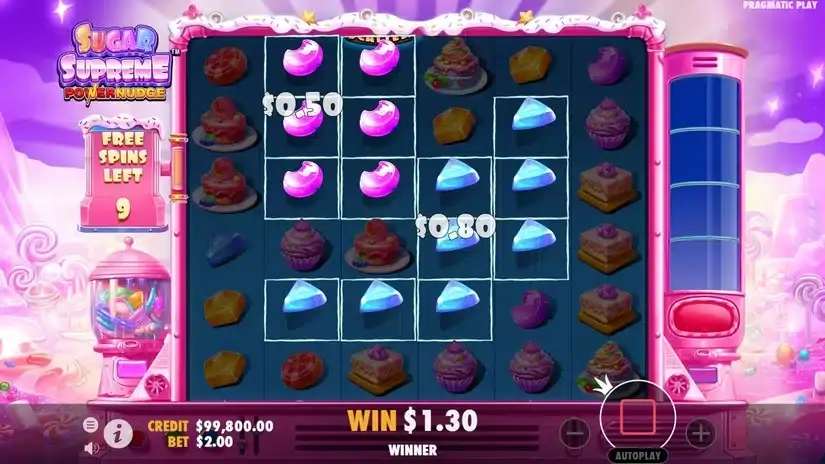 Sugar Supreme Powernudge slot screenshot 4