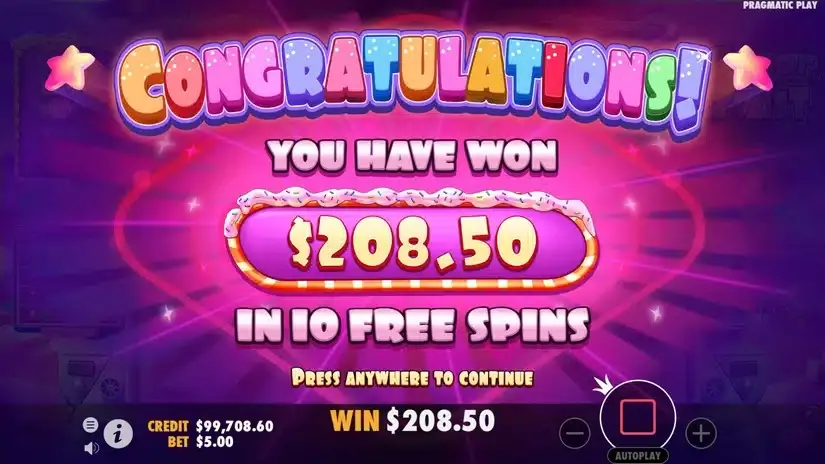 Sugar Twist slot screenshot