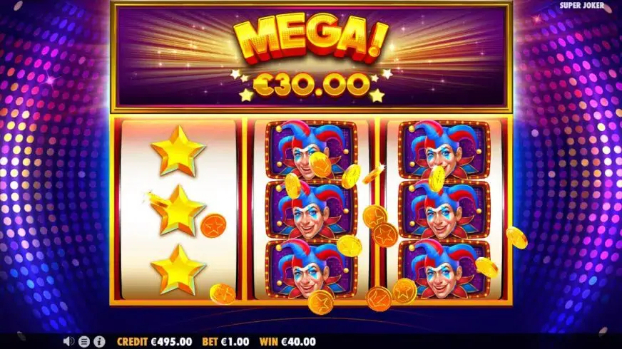 Super Joker slot screenshot 