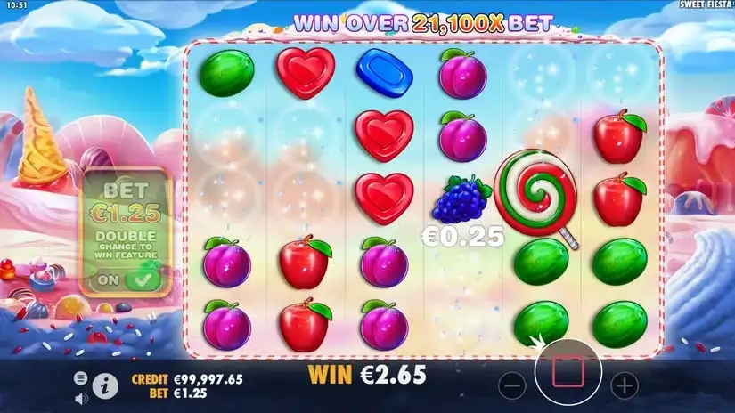 Sweet Fiesta slot screenshot 2