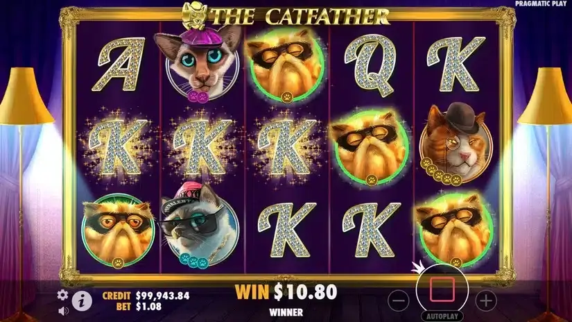 The Catfather slot screenshot 