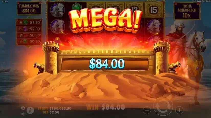 The Conqueror slot screenshot 