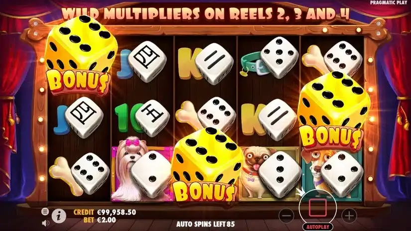 The Dog House Dice Show slot screenshot 3