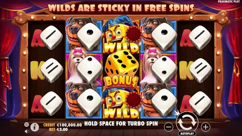 The Dog House Dice Show slot screenshot 