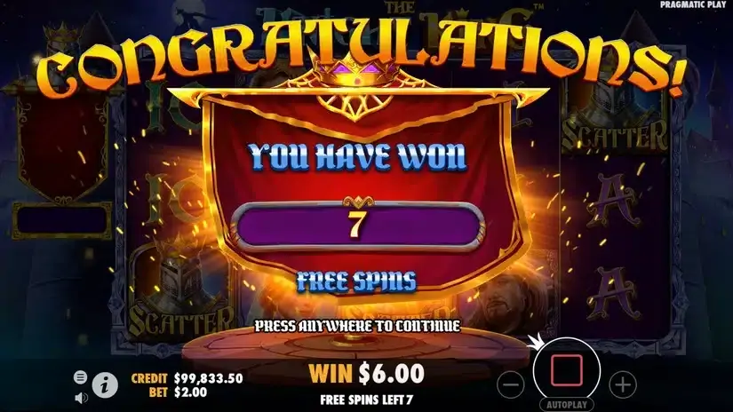 The Knight King slot screenshot 3