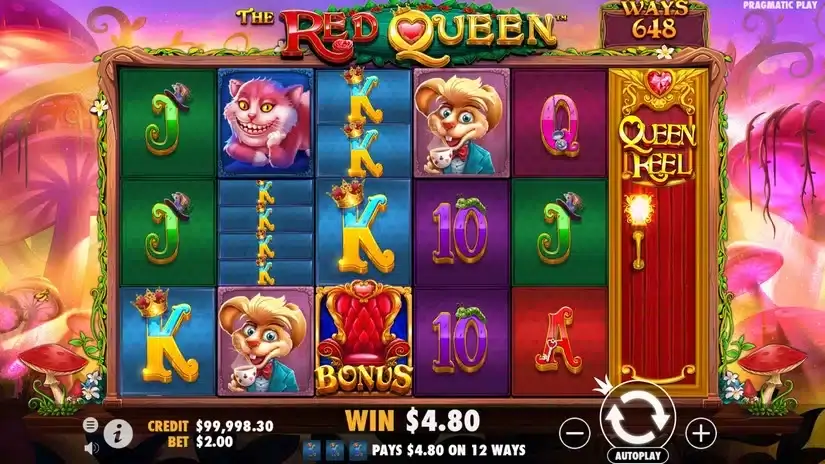 The Red Queen slot screenshot 3