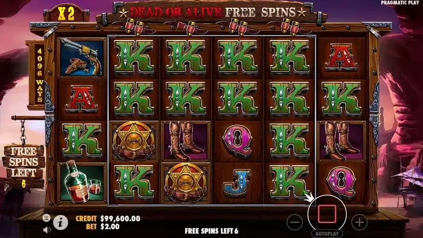 The Wild Gang slot screenshot 4